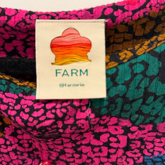 Farm Rio Abstract Leopard Midi Dress - Picture 2 of 3